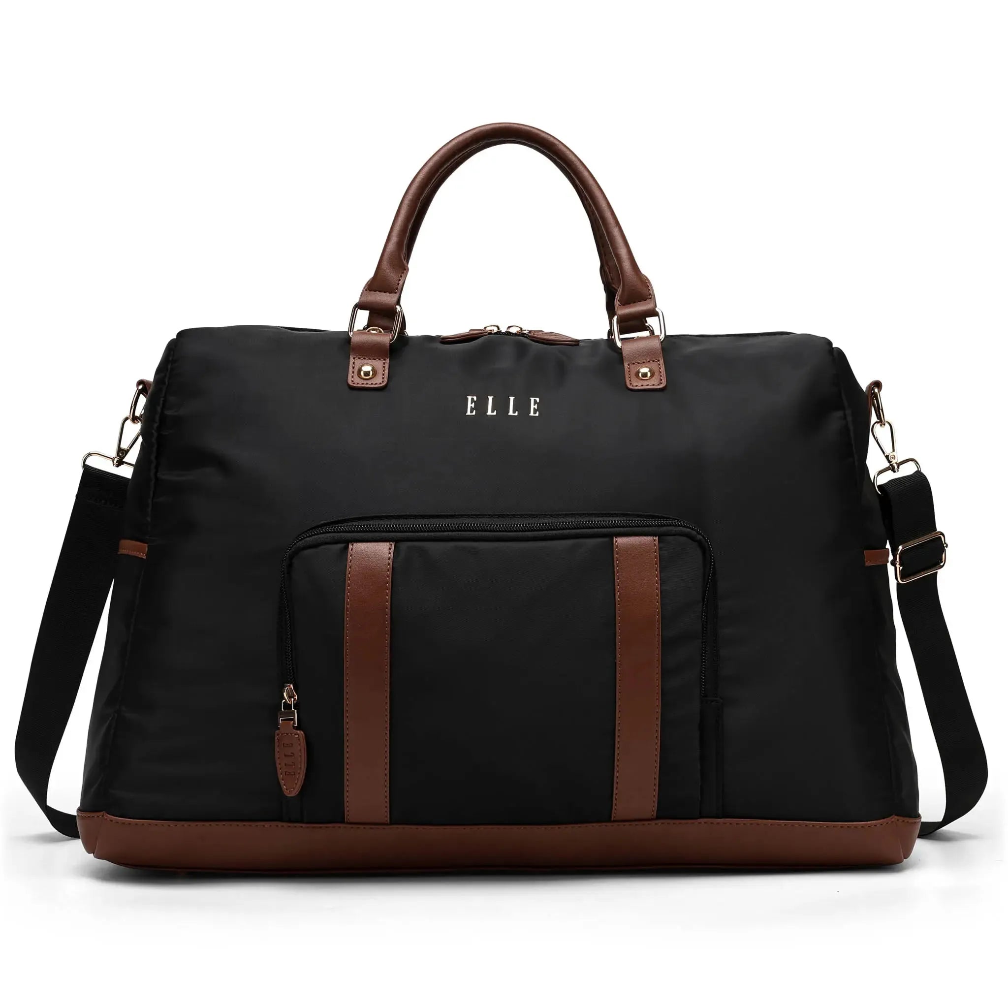Luxe Journey 30L Reisetasche aus Twill und veganem Leder