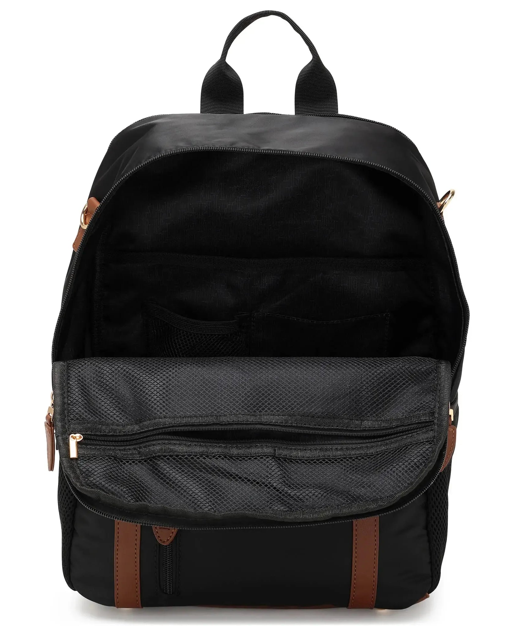 Luxe Journey 18L Rucksack aus Twill und veganem Leder
