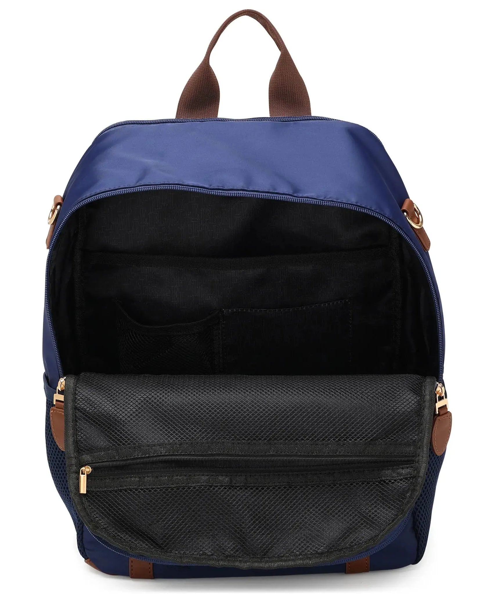 Luxe Journey 18L Rucksack aus Twill und veganem Leder