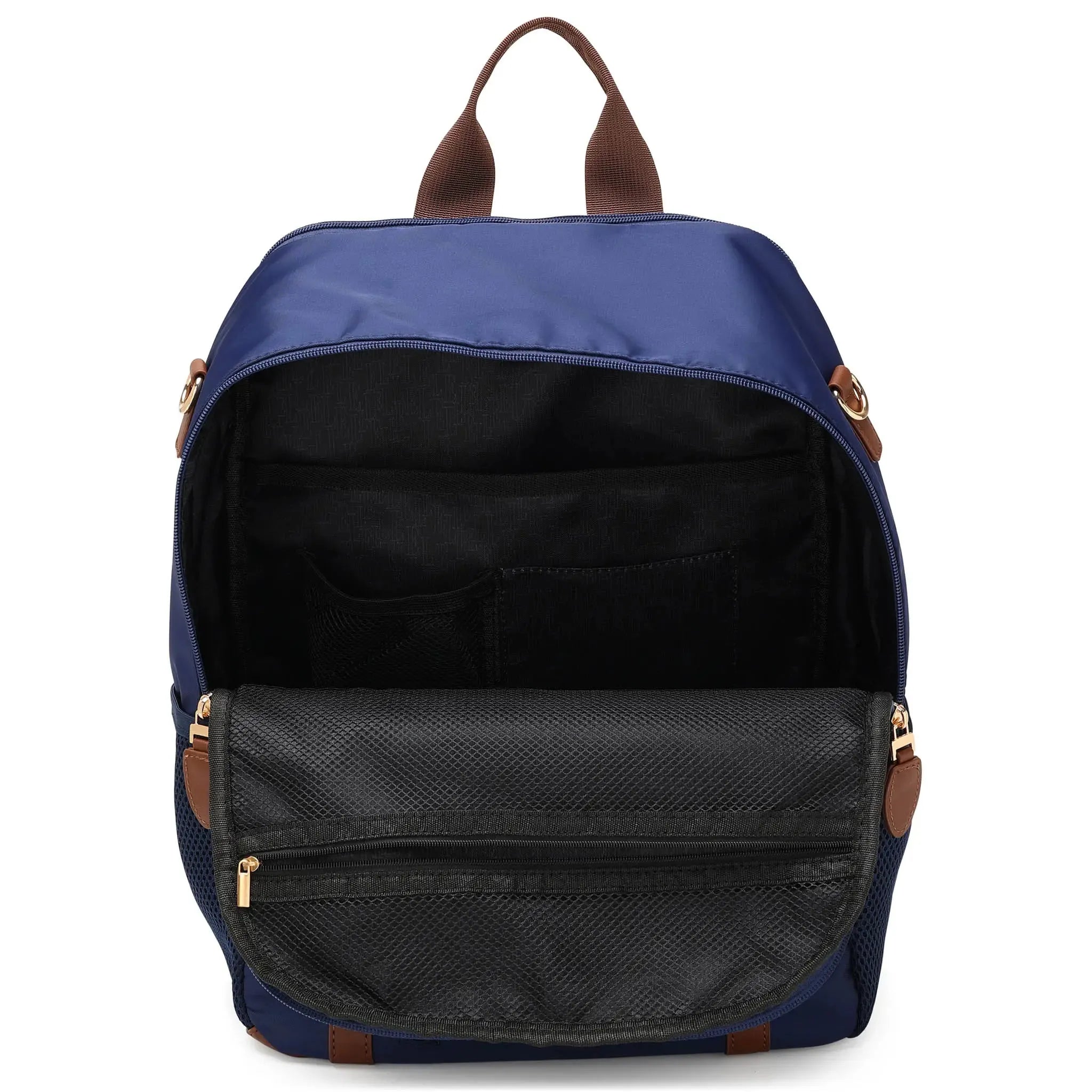 Luxe Journey 18L Rucksack aus Twill und veganem Leder