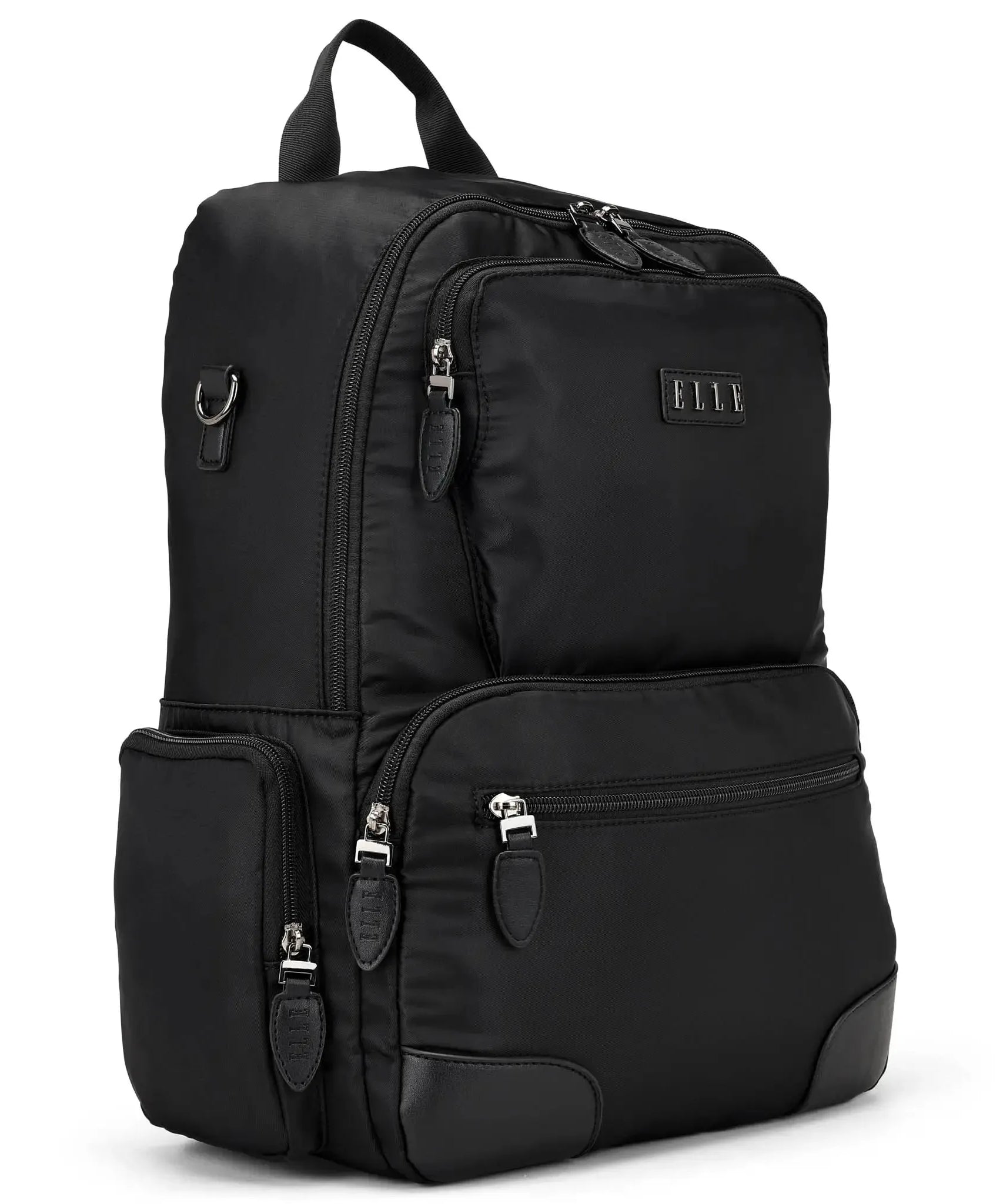 Voyage 20L Rucksack aus Twill und veganem Leder