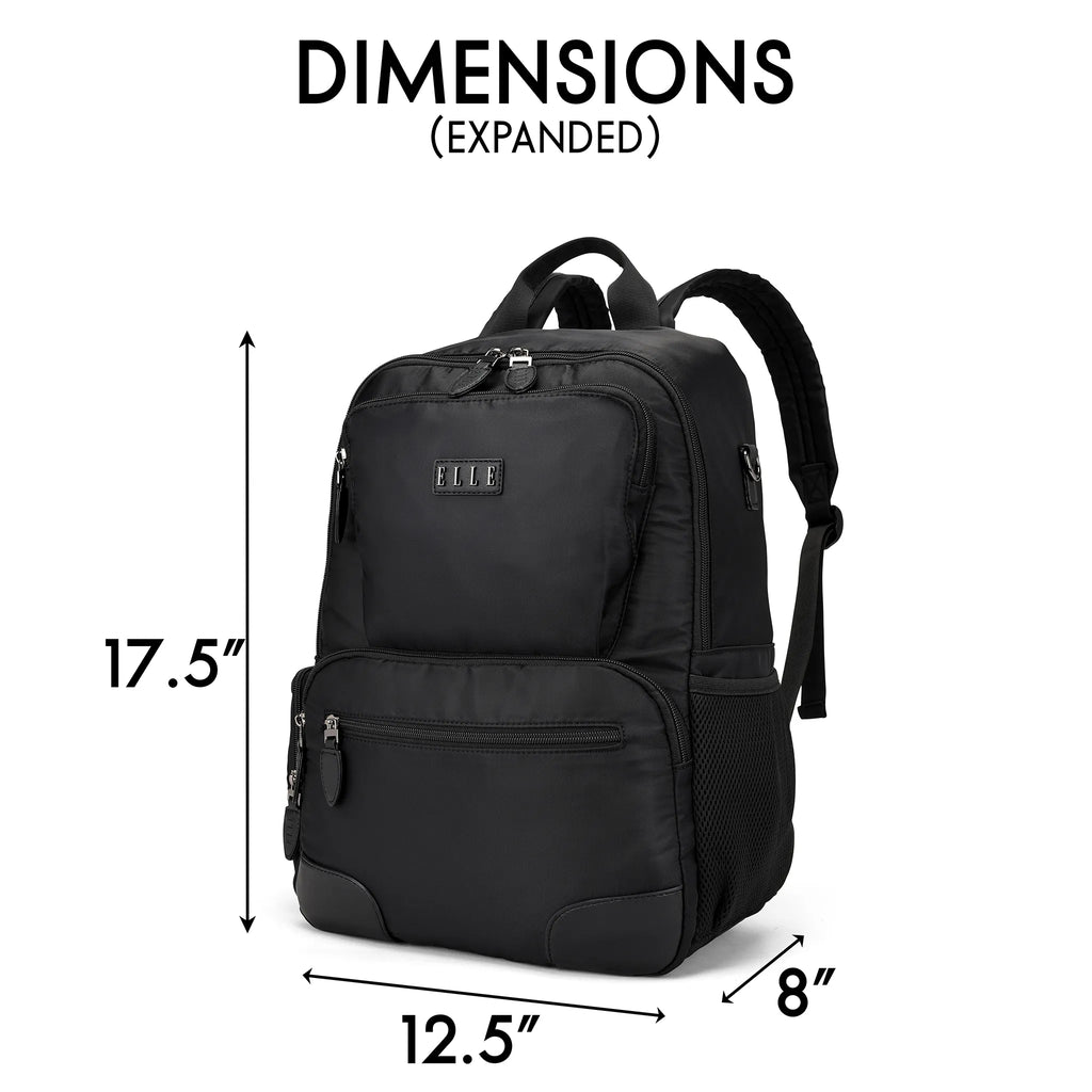 Voyage 20L Twill and Vegan Leather Backpack