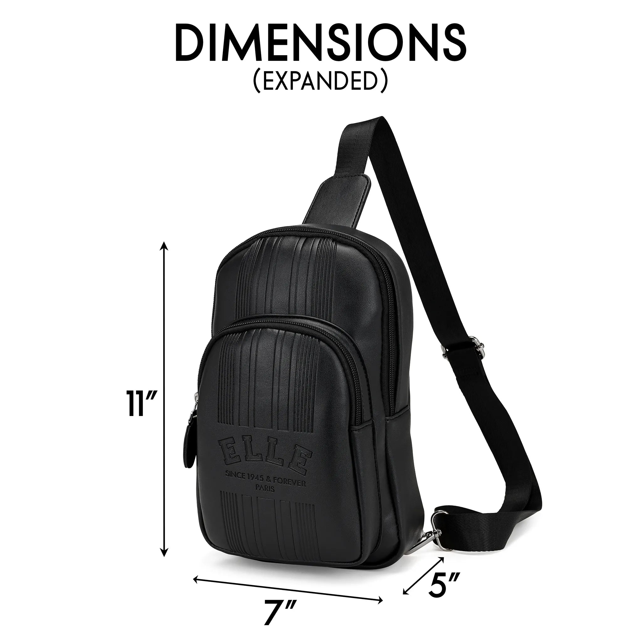 Roamer Vegan Leather 2.8L Sling | Crossbody Bag