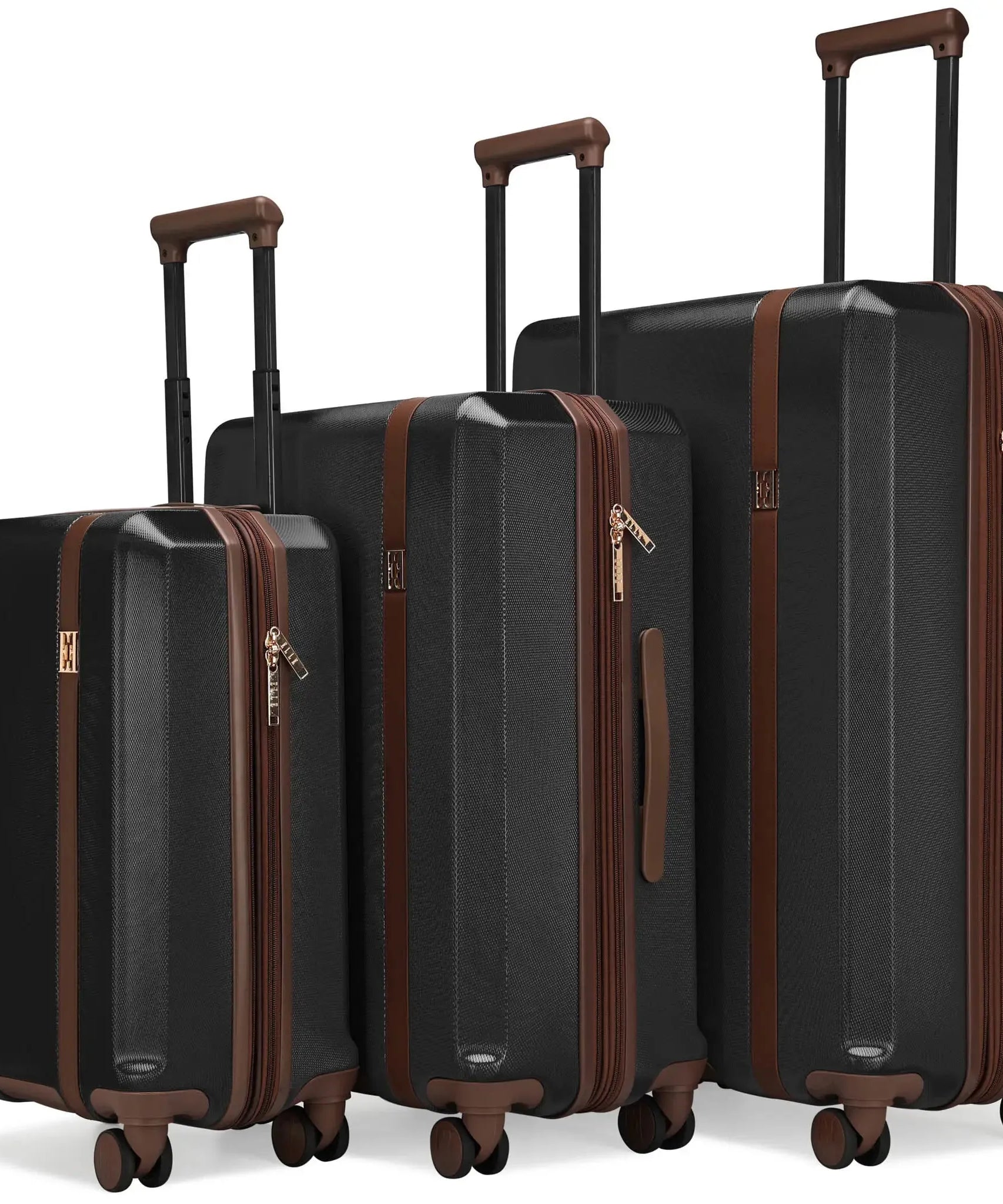 Luxe Journey 3-teiliges, erweiterbares Retro-Gepäckset
