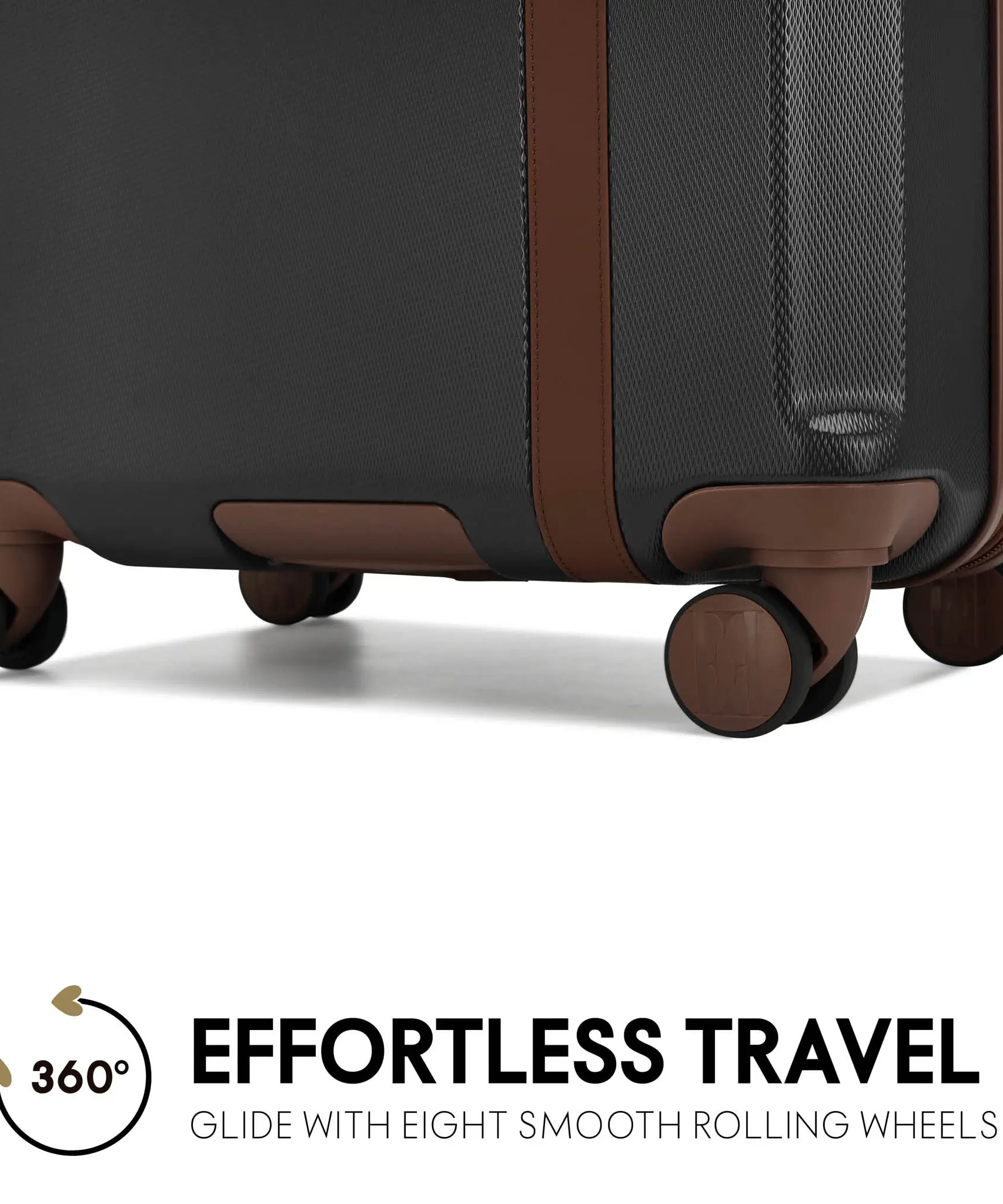 Luxe Journey Erweiterbares 5-teiliges Retro-Gepäckset