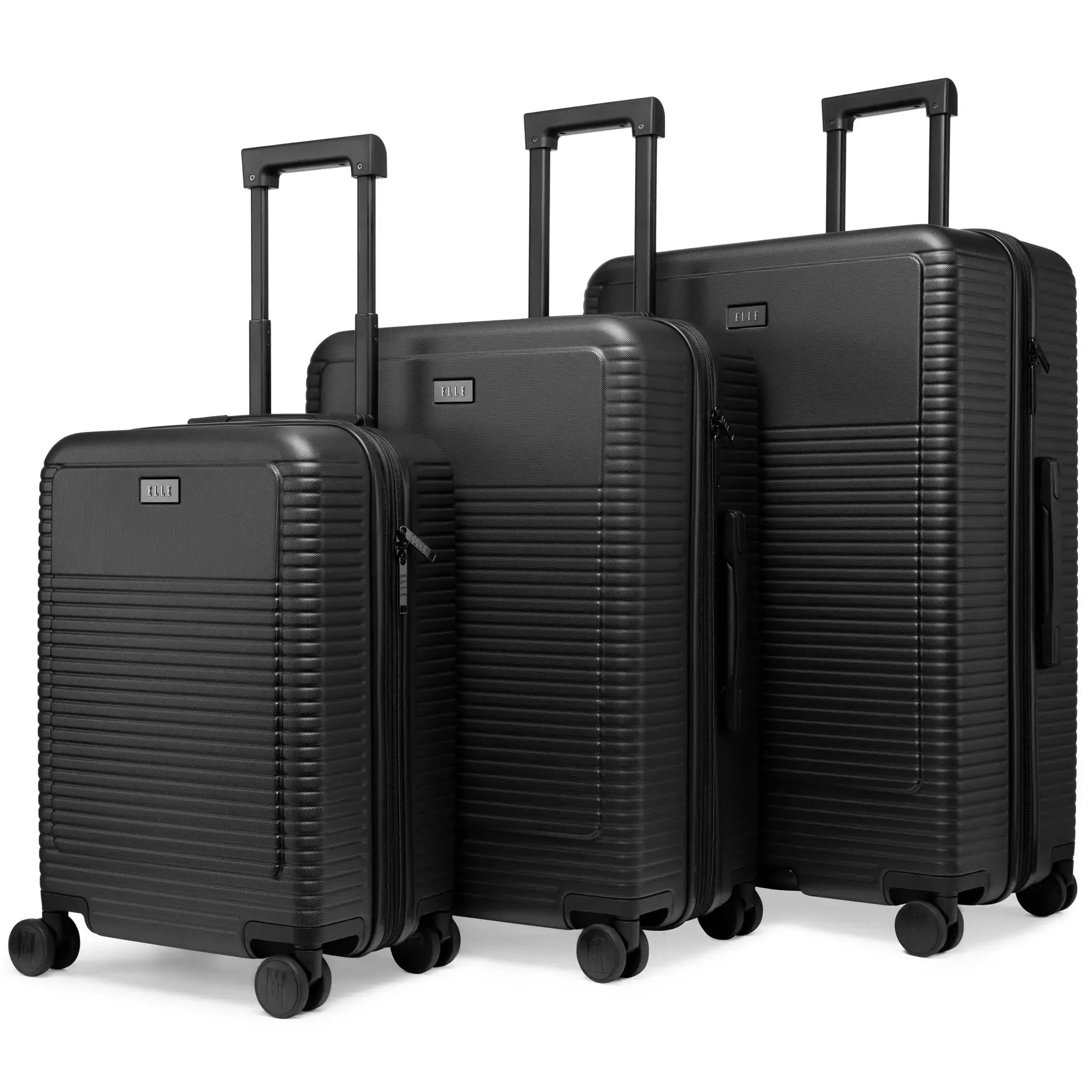 3-teiliges, erweiterbares Retro-Gepäckset