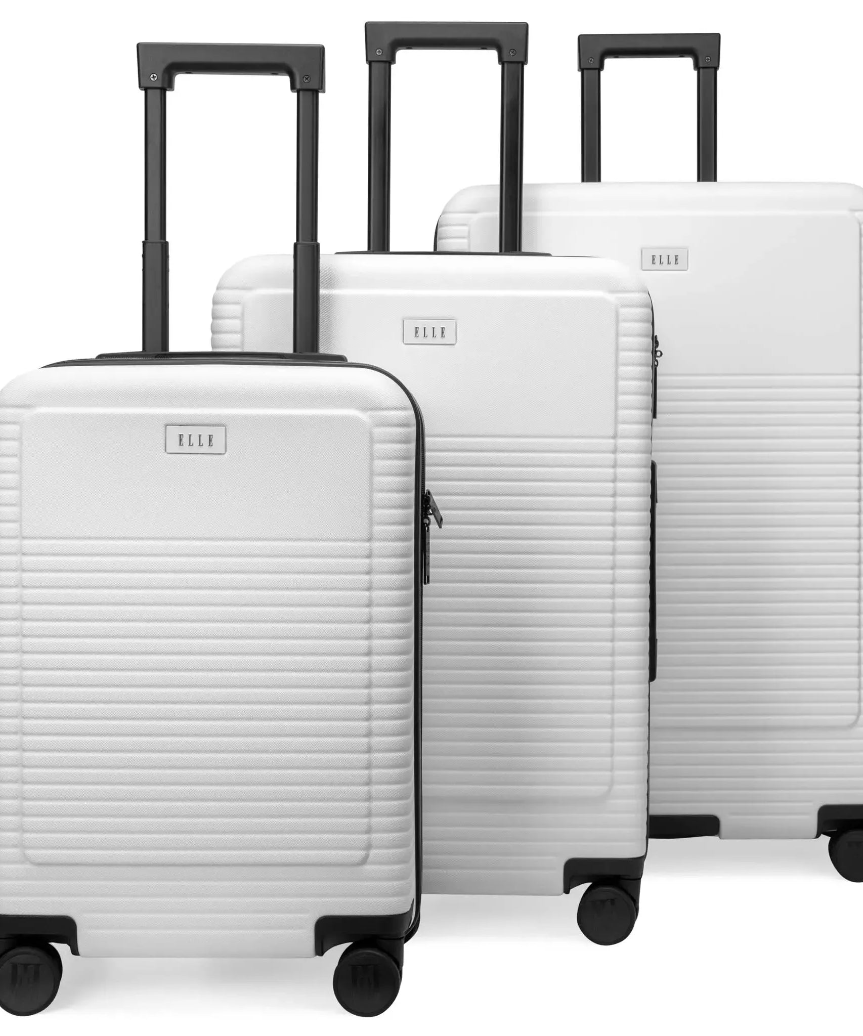 3-teiliges, erweiterbares Retro-Gepäckset