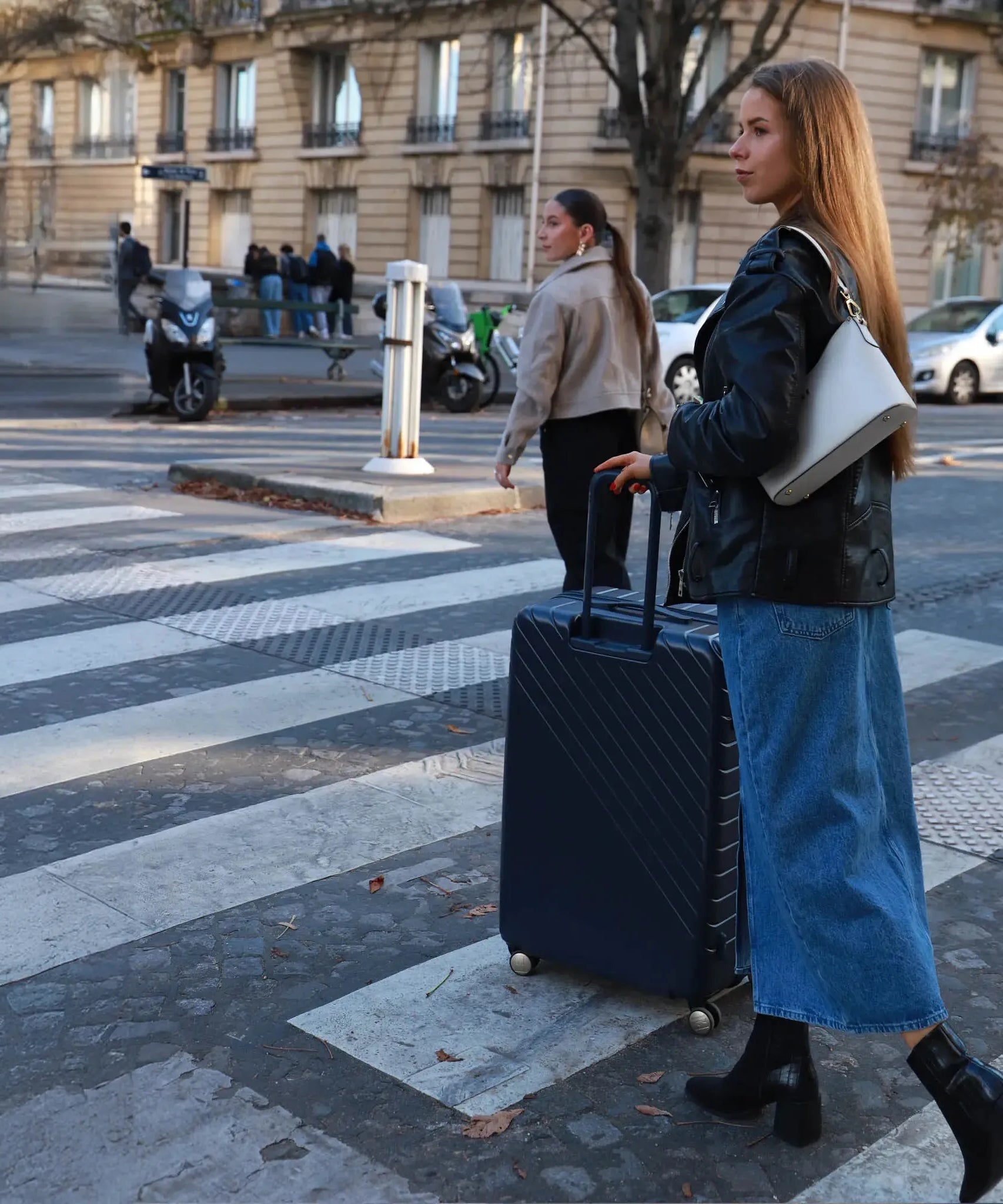 Louvre zweiteiliges erweiterbares Polycarbonat-Gepäckset