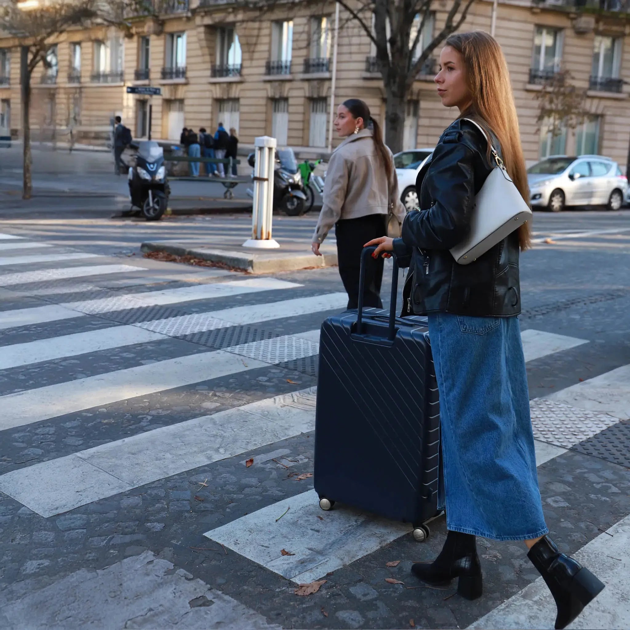 Louvre zweiteiliges erweiterbares Polycarbonat-Gepäckset