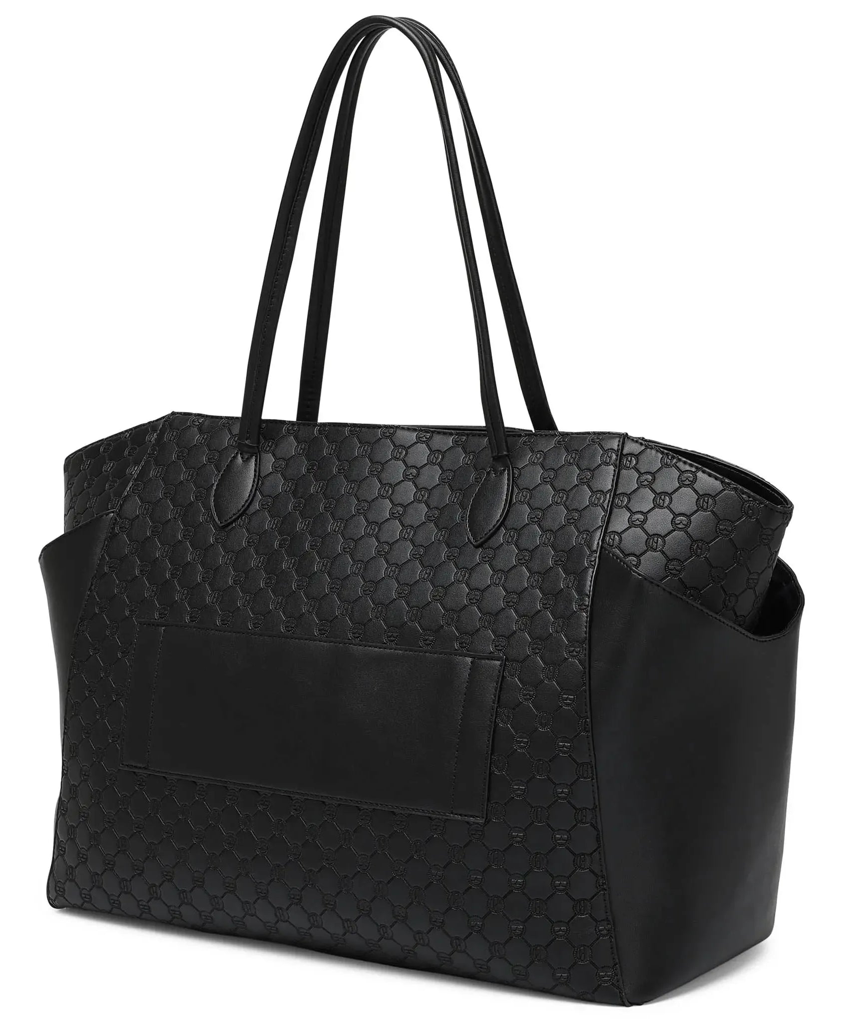 Compass 32L Weekender Tote Bag aus veganem Leder mit Monogramm
