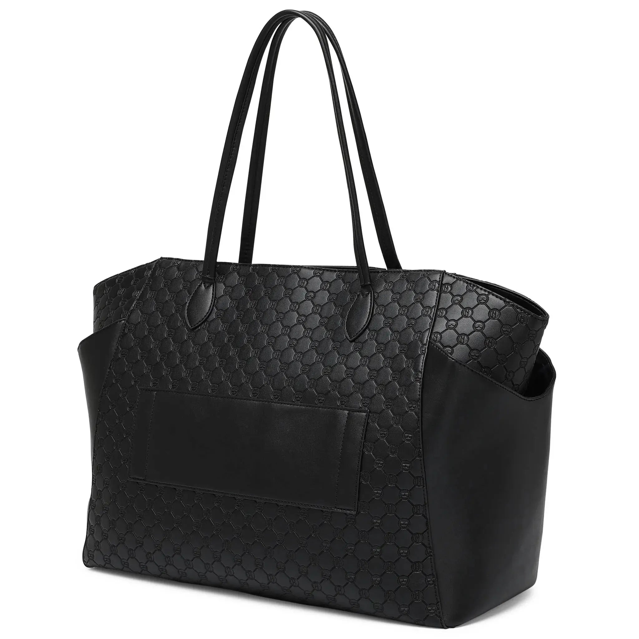 Compass 32L Weekender Tote Bag aus veganem Leder mit Monogramm