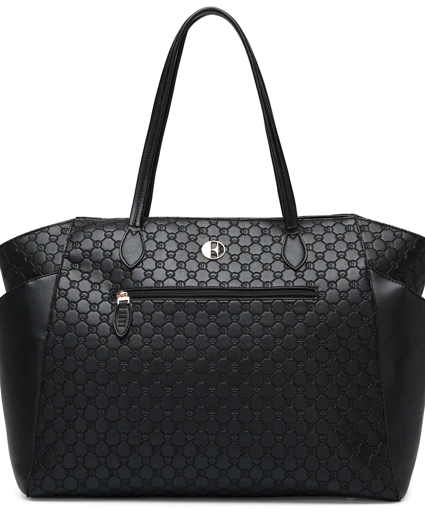 Compass 32L Weekender Tote Bag aus veganem Leder mit Monogramm