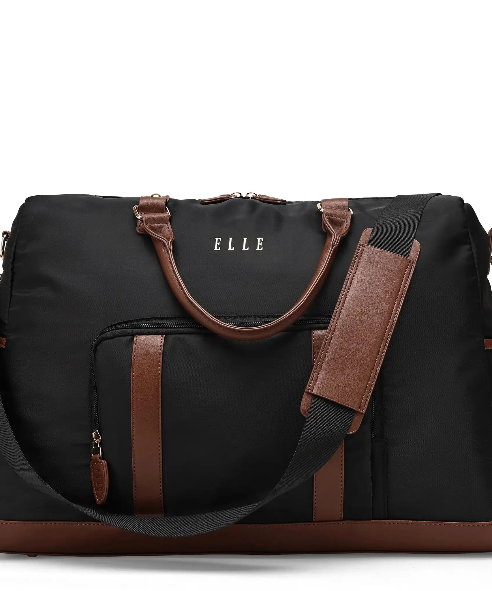 Luxe Journey 30L Reisetasche aus Twill und veganem Leder