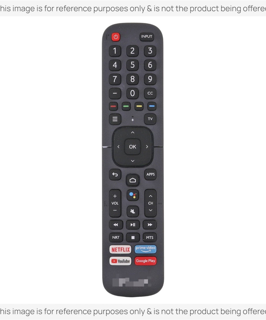 Hisense ERF2K60H / ERF2A60 TV Remote Control | AndroidTV | Voice | 2020 | Netflix | Prime Video | Youtube | Google Play - 266510