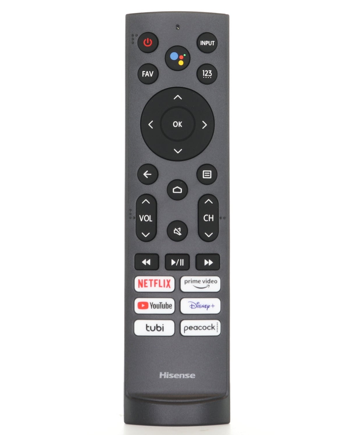Hisense ERF3A90 Android Voice TV Remote Control for 4K Uled TVs - 285458