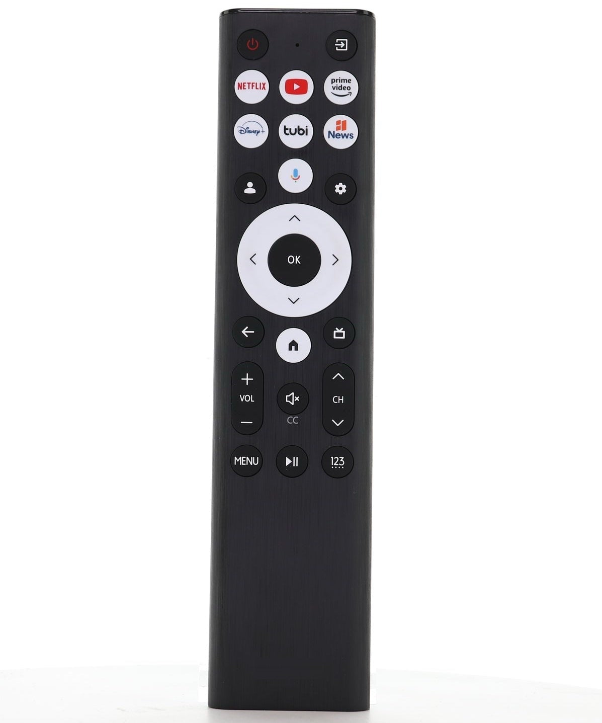 Hisense ERF6B80HL Google Voice TV Remote Control | RF585A-T1-03 | A7 Series | U8 Series - ERF6B80HL