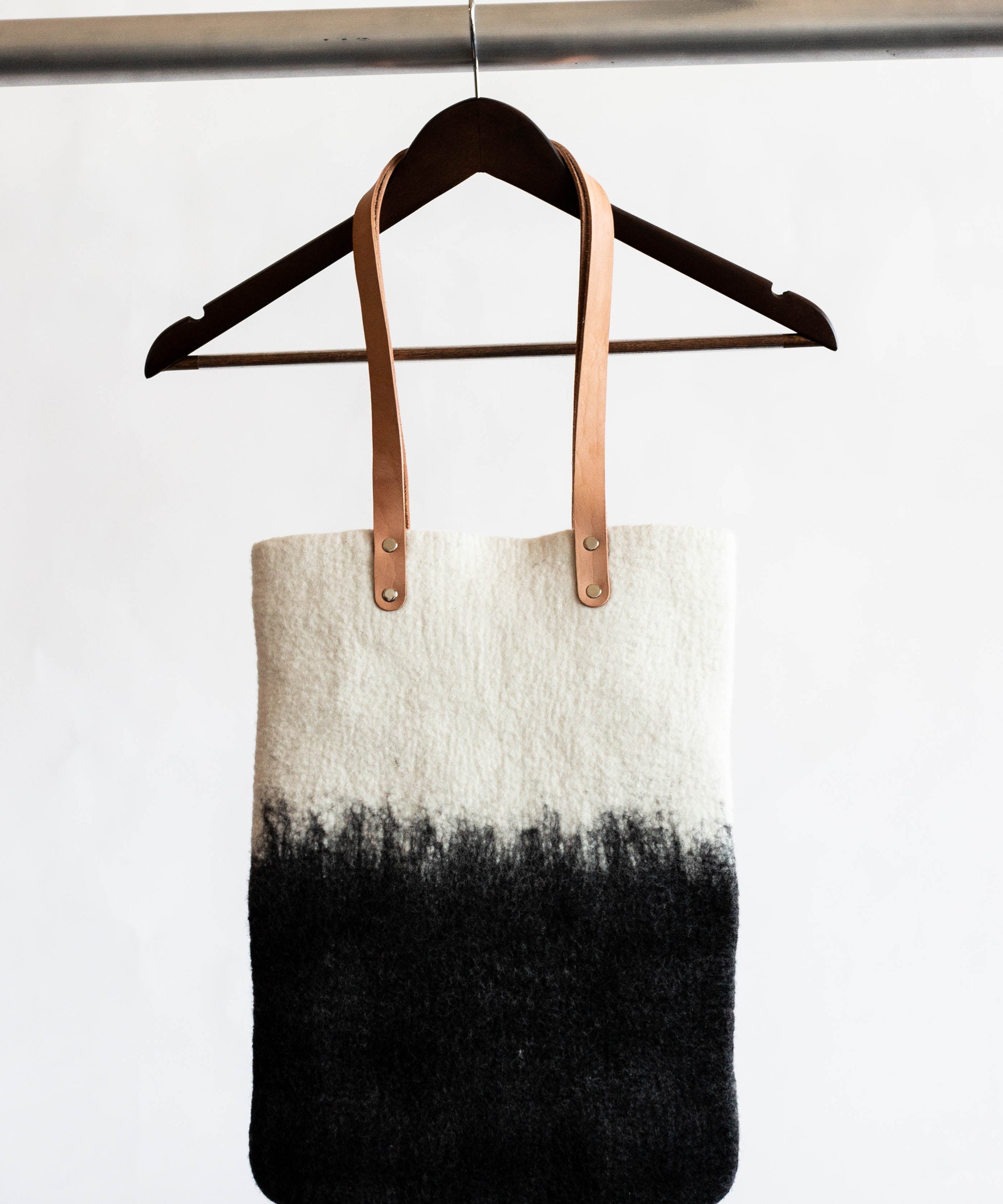 Eclipse Hand-Felted Wool Tote