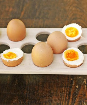 Hand-Carved Wooden Fridge Egg Tray