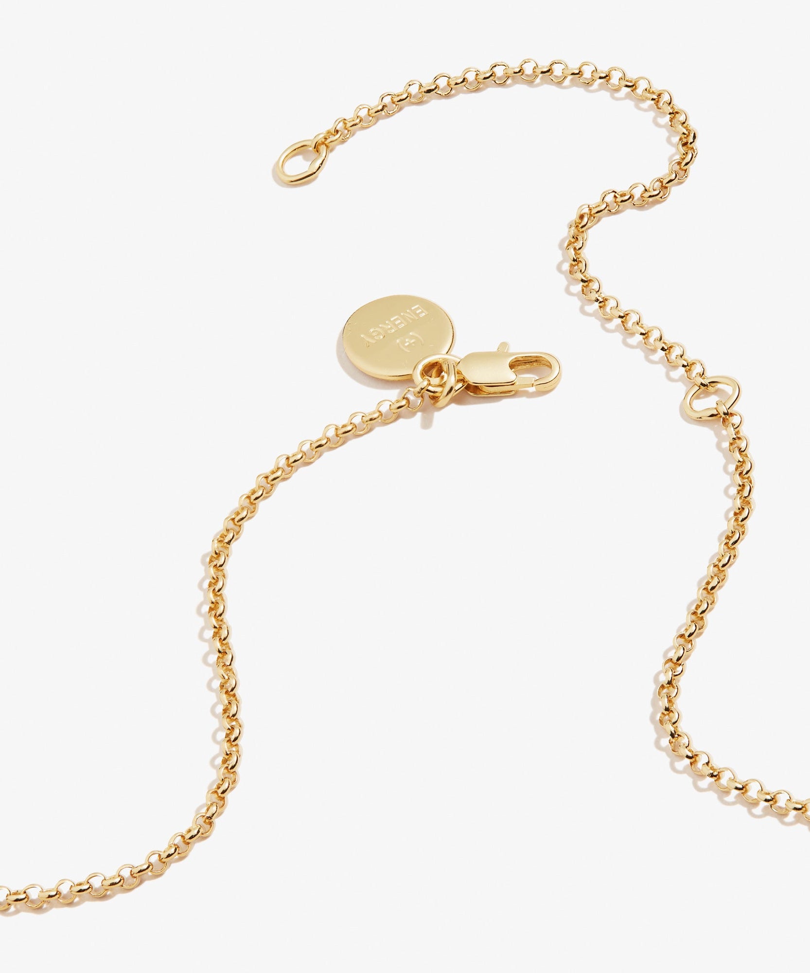 Circle Charm Necklace, 21''