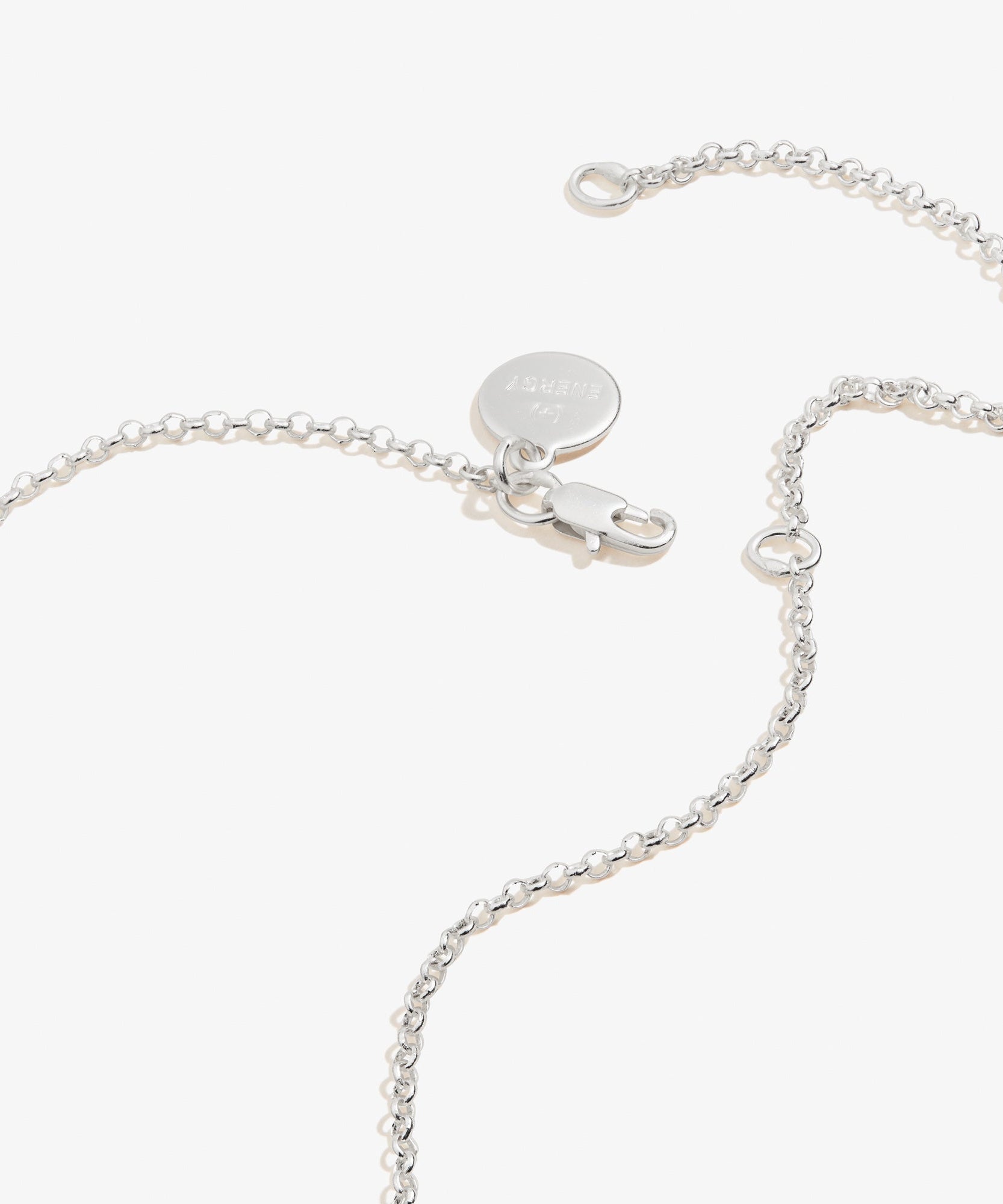 Circle Charm Necklace, 21''
