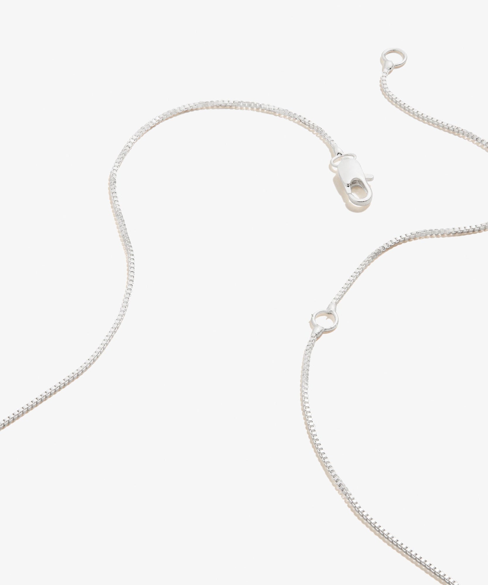 Slider Tag Heart Charm Necklace, 21''
