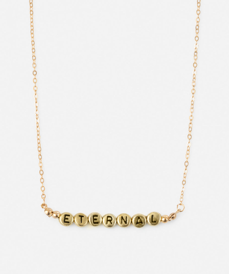 Eternal Letter Necklace