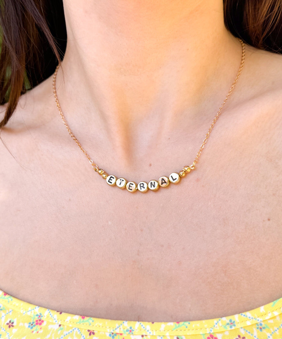 Eternal Letter Necklace