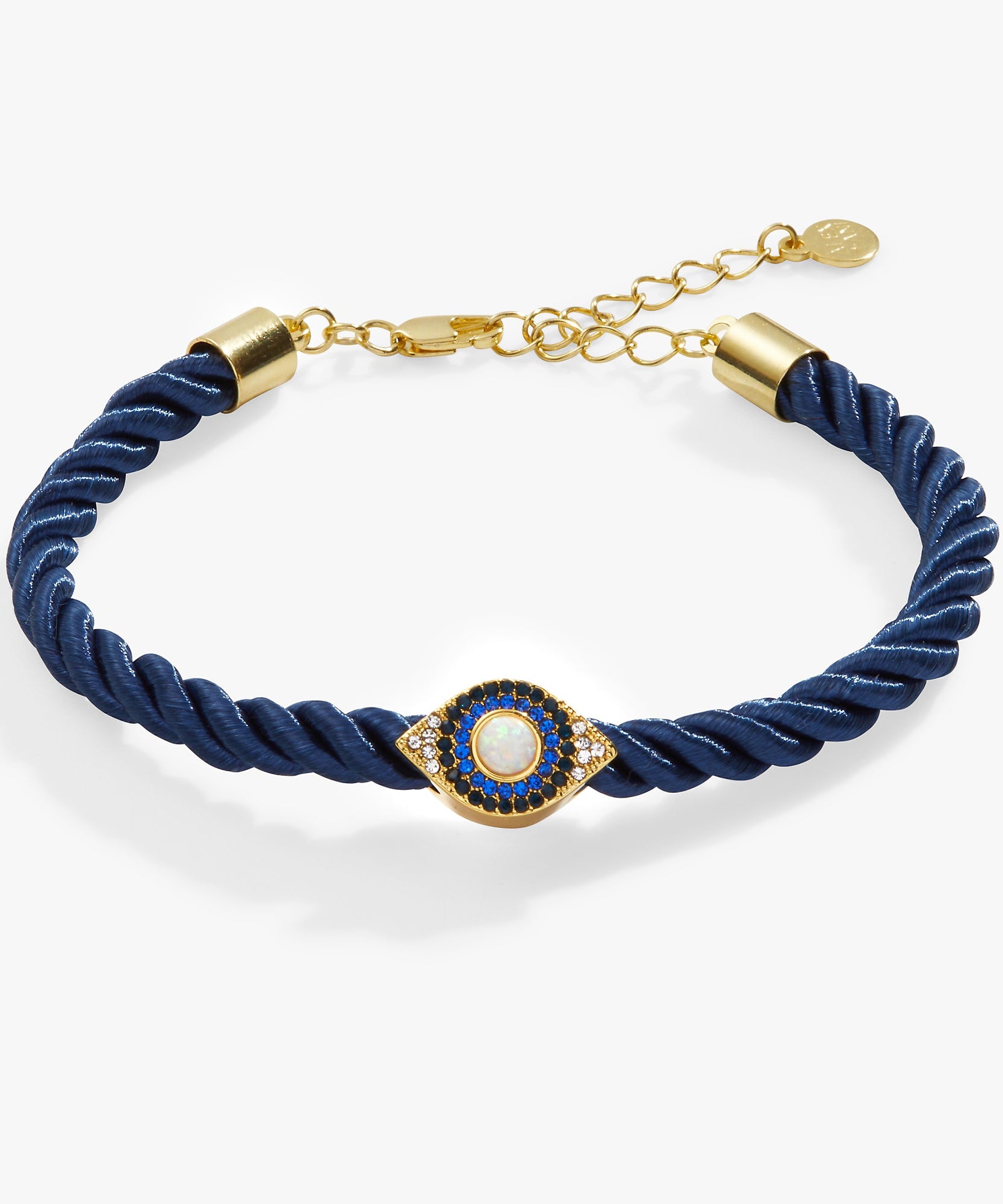 Evil Eye Adjustable Cord Bracelet