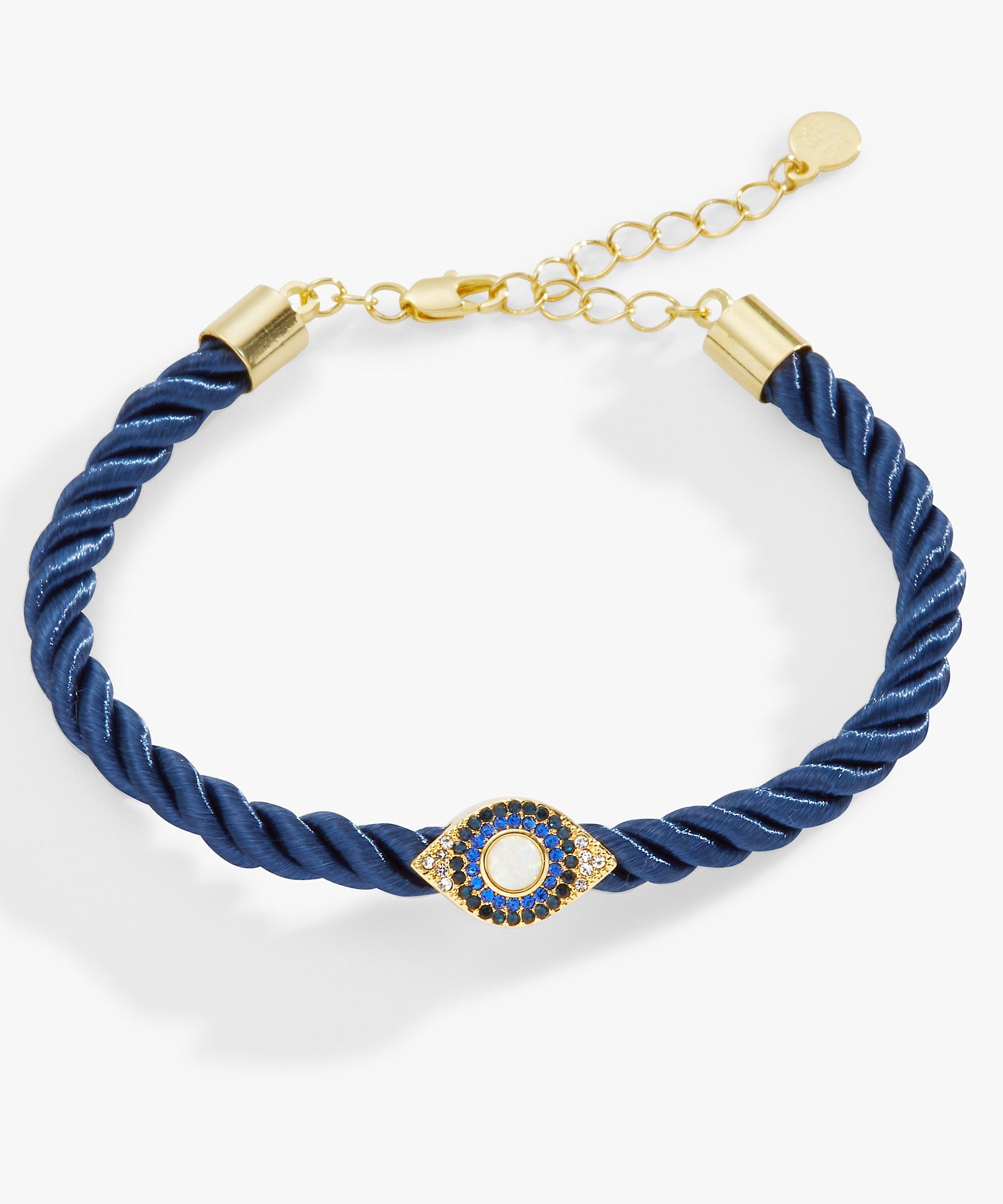 Evil Eye Adjustable Cord Bracelet