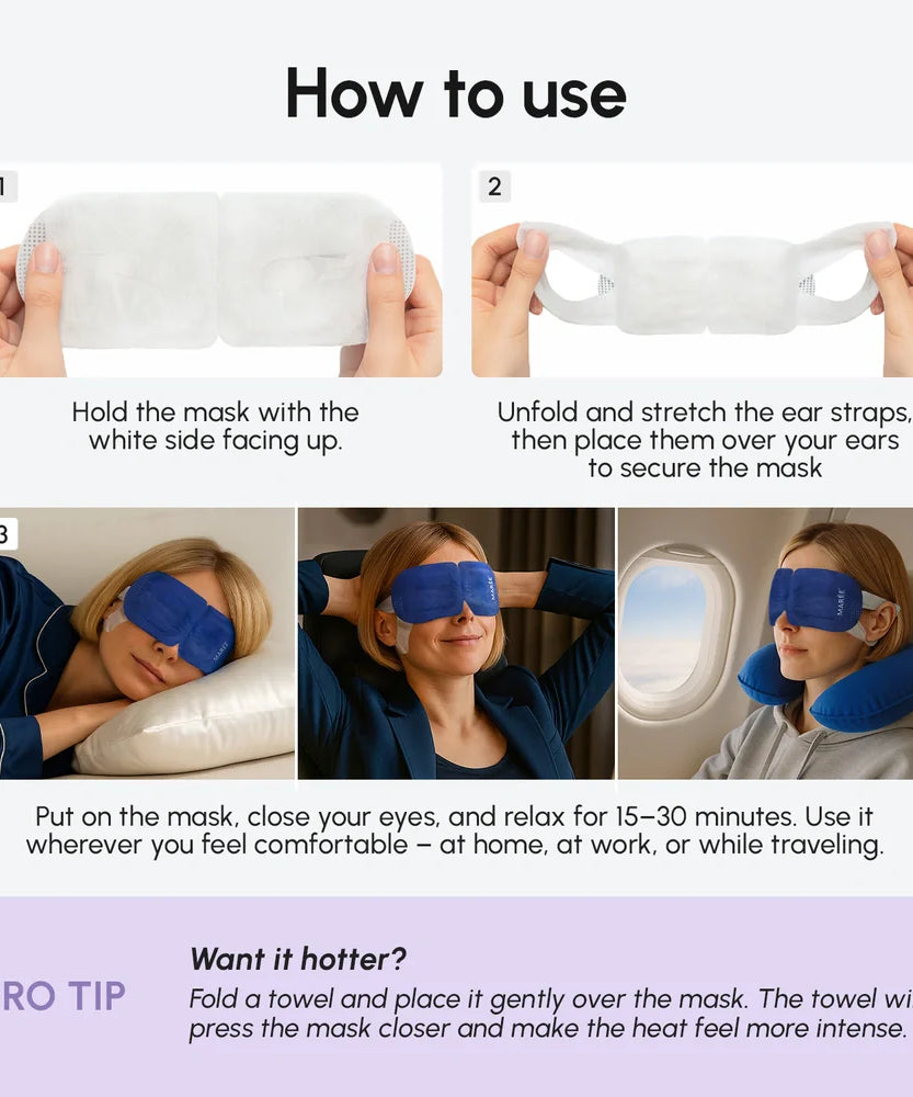 Scented Spa Steam Eye Mask