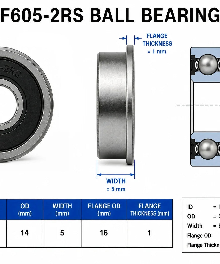HoneyBadger Chrome Steel Bearings