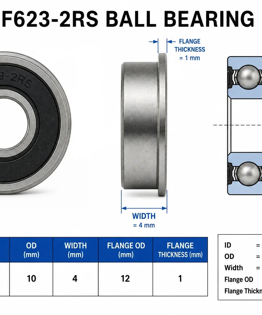 HoneyBadger Chrome Steel Bearings