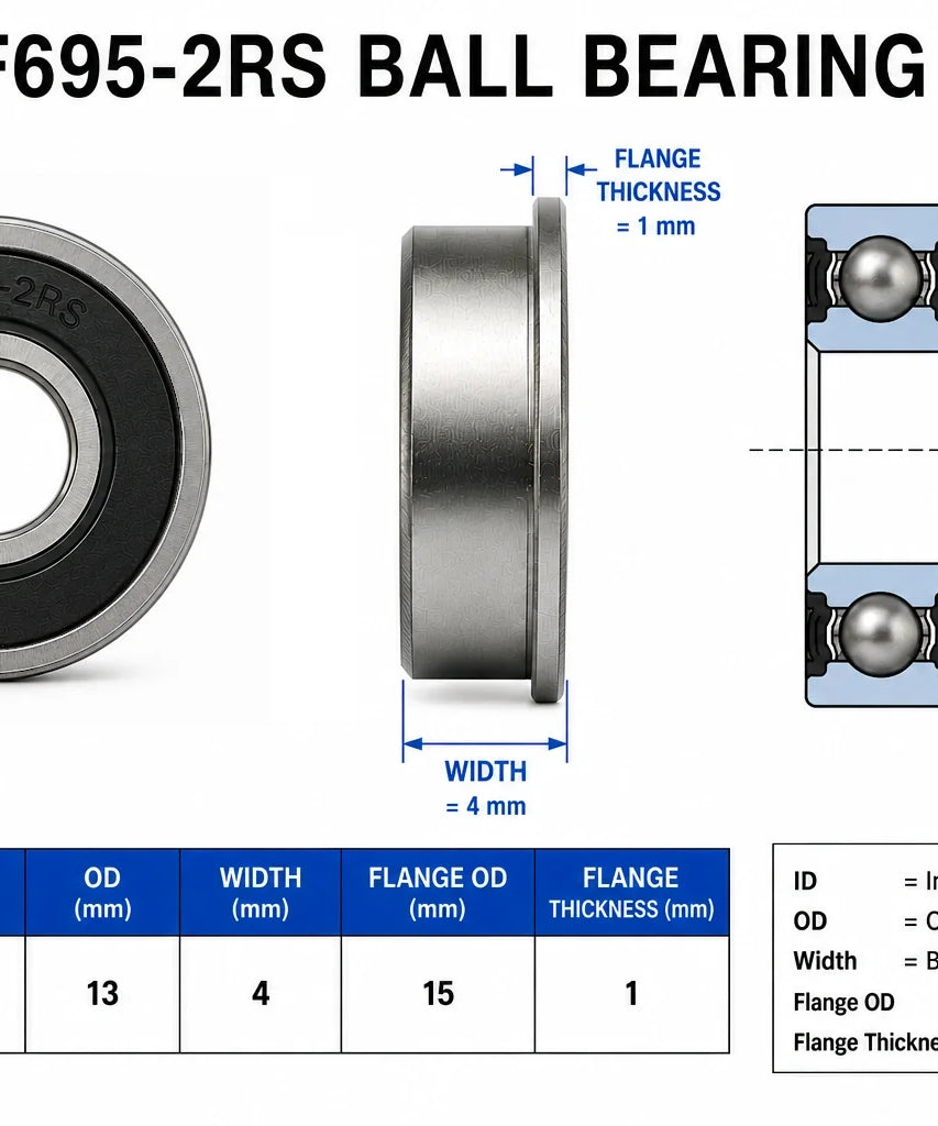 HoneyBadger Chrome Steel Bearings