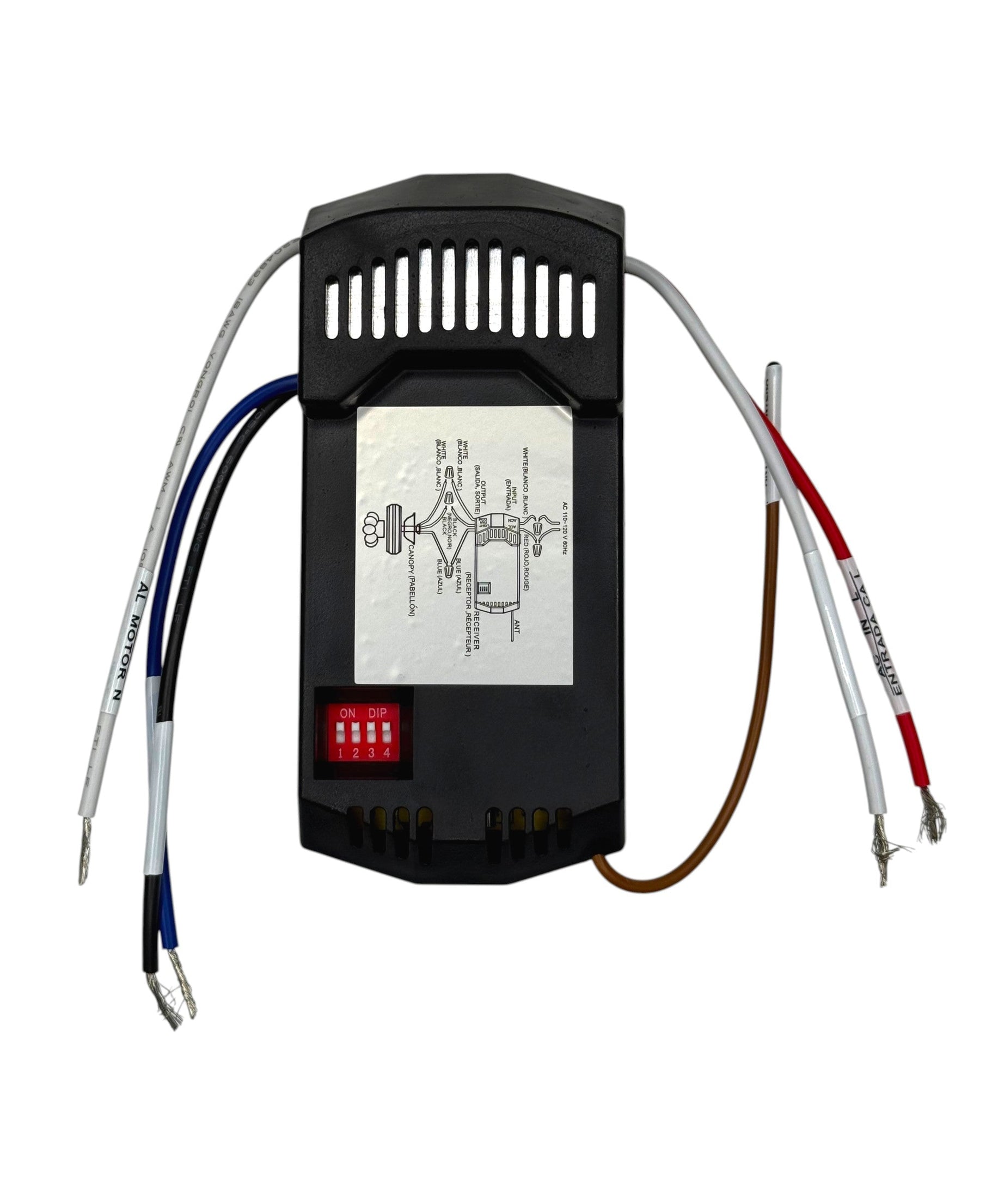 Anderic UC7067FCRX / FAN28R-T Thermostatic 3-Speed Ceiling Fan Receiver for Hampton Bay and Others