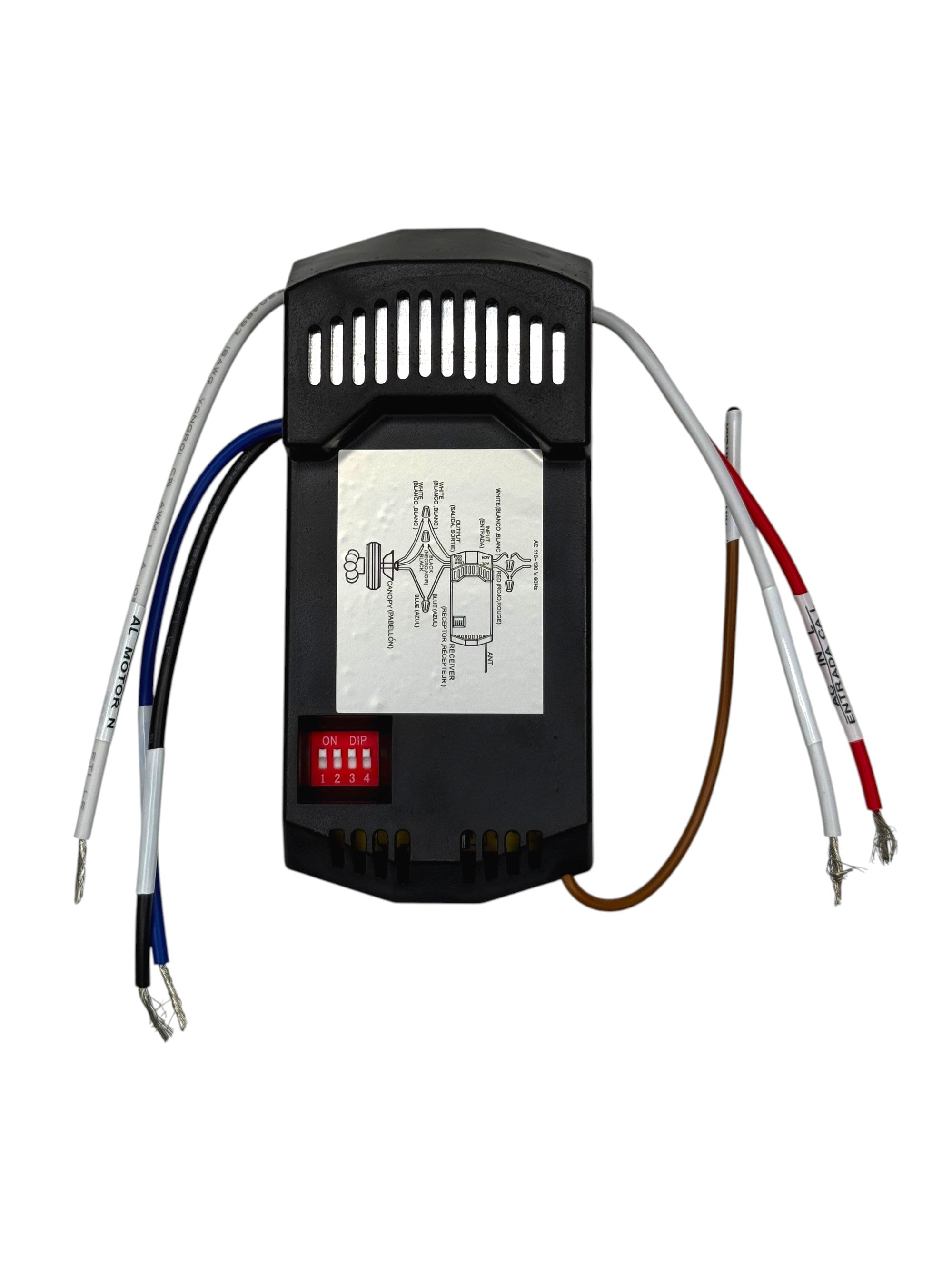 Anderic RR7099TKIT Universal Ceiling Fan Remote Control Add-on Kit for 3 Speed Ceiling Fans