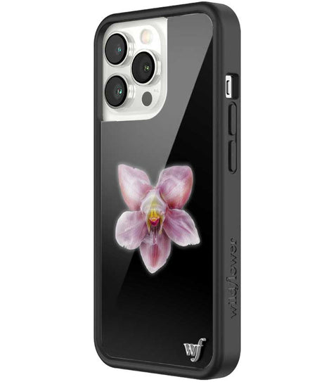 Orchid | Black iPhone Case