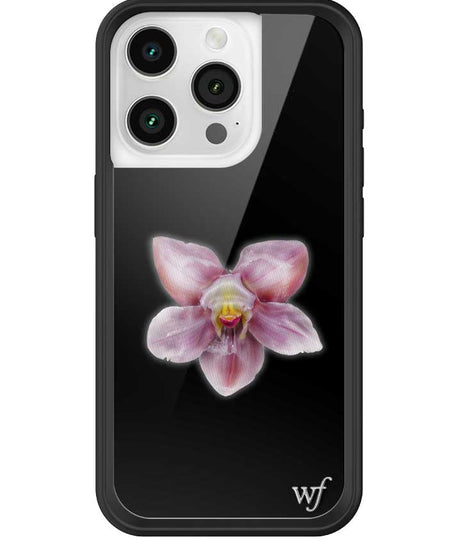 Orchid | Black iPhone Case