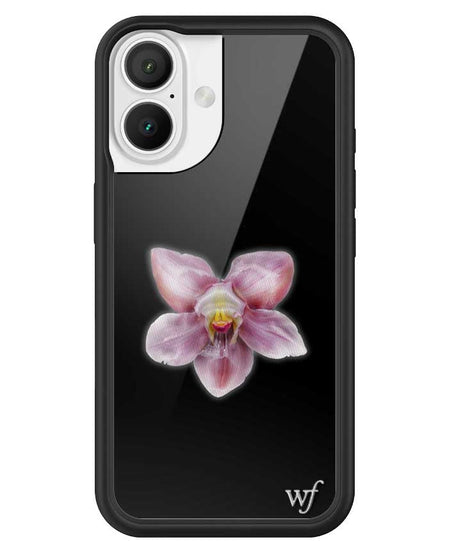 Orchid | Black iPhone Case