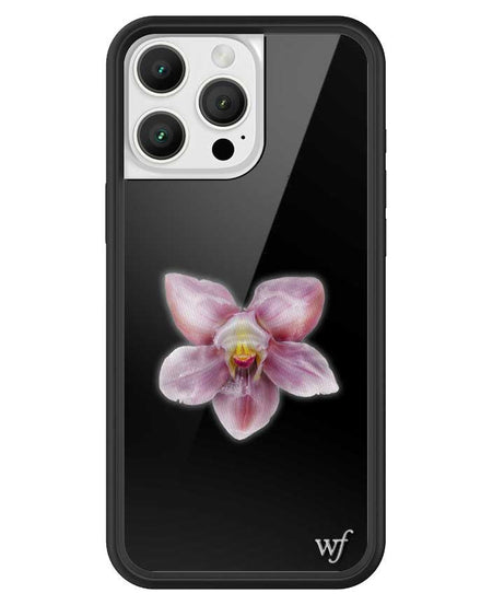 Orchid | Black iPhone Case
