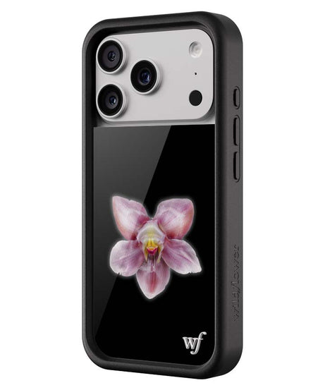 Orchid | Black iPhone Case