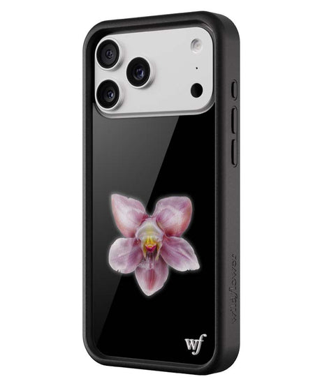Orchid | Black iPhone Case
