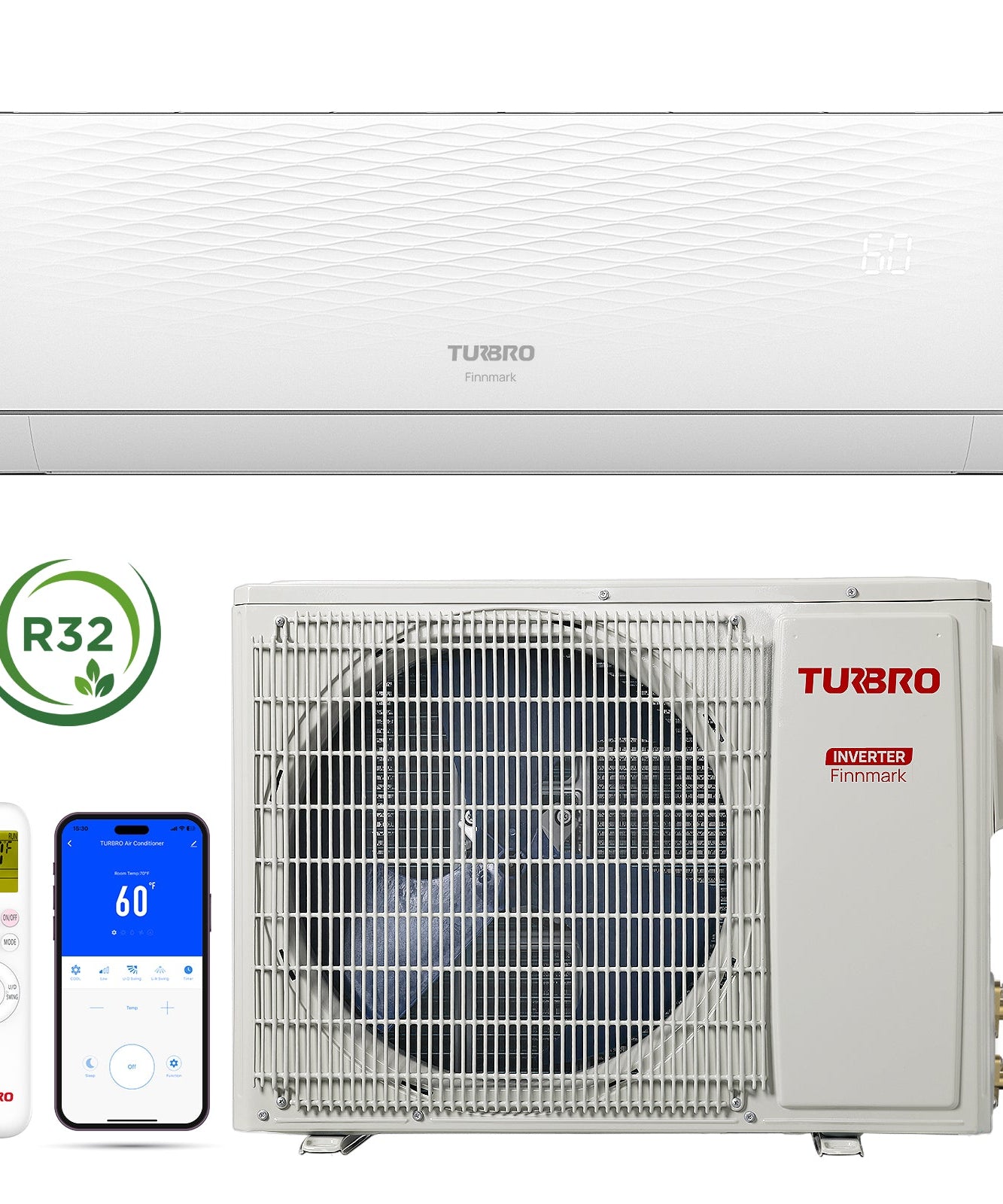 (Open Box) Finnmark Single Zone Mini Split AC (R32)