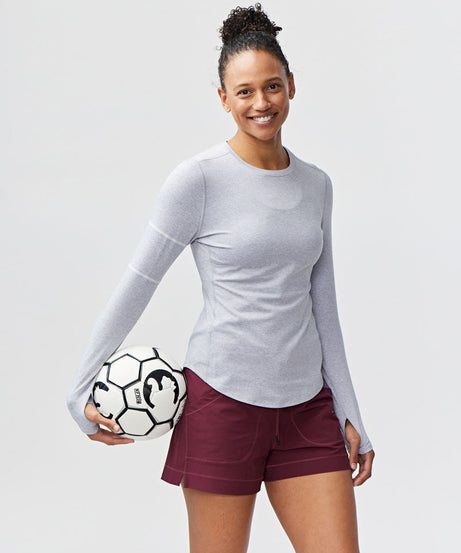 Foudy Damen Langarm-Sportoberteil