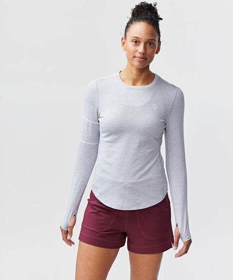 Foudy Damen Langarm-Sportoberteil