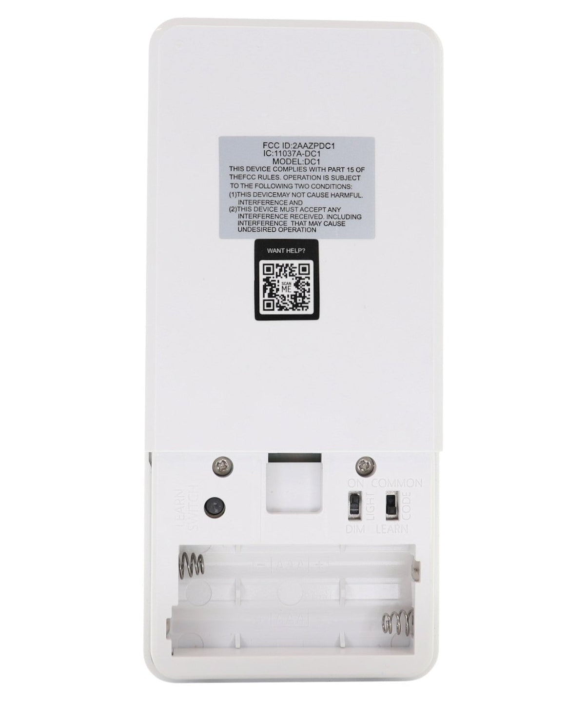 Anderic DC1 Replacement Ceiling Fan Remote Control for Hampton Bay, Monte Carlo, and others