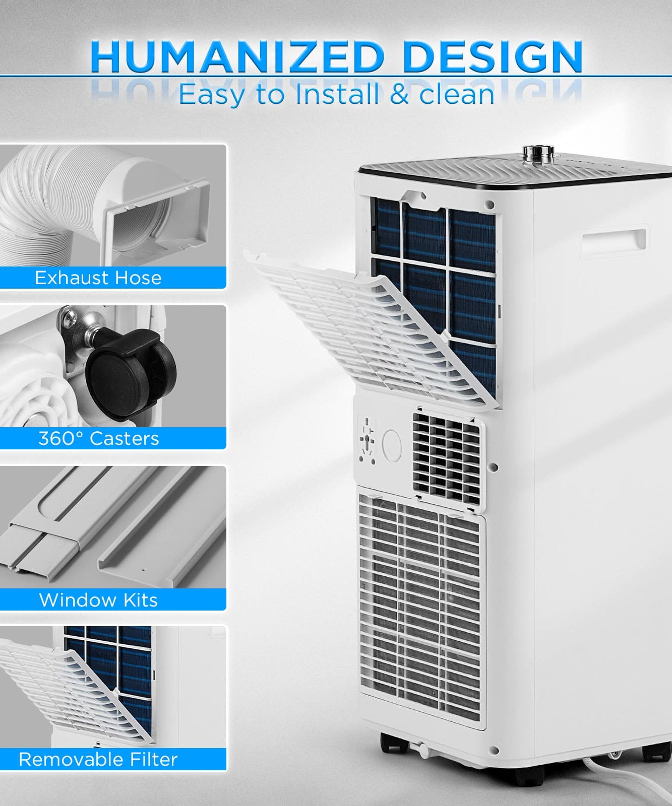 Finnmark 8,000 BTU Portable Air Conditioner
