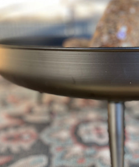 Raised Metal Fire Pit Bowl