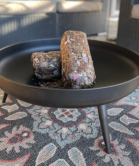 Raised Metal Fire Pit Bowl