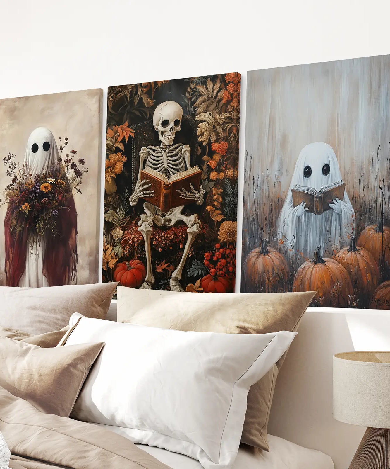 Halloween Skelett Wandkunst Dekorationen Poster