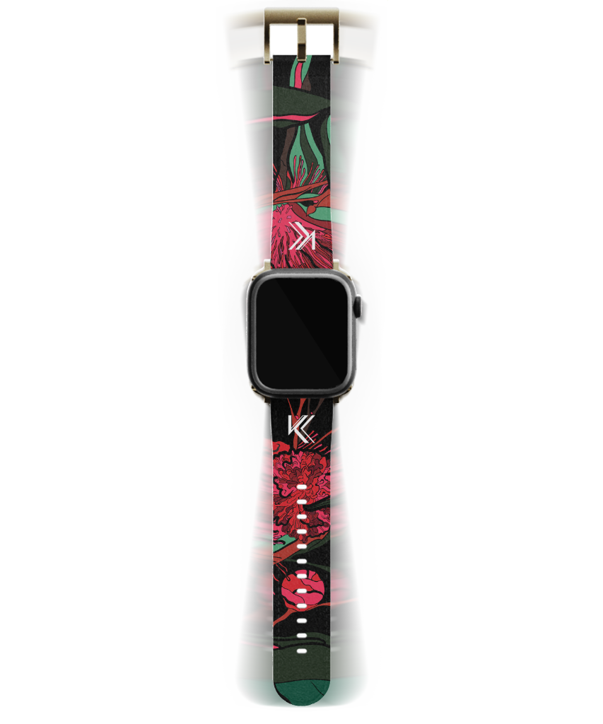 Blumenrhapsodie-Uhrenarmband